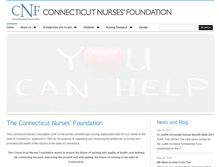 Tablet Screenshot of ctnursesfoundation.org